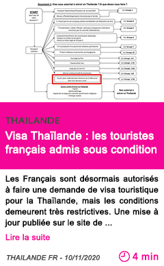 Societe visa thai lande les touristes franc ais admis sous condition